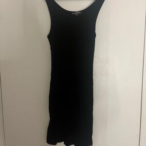 Black fitted dress